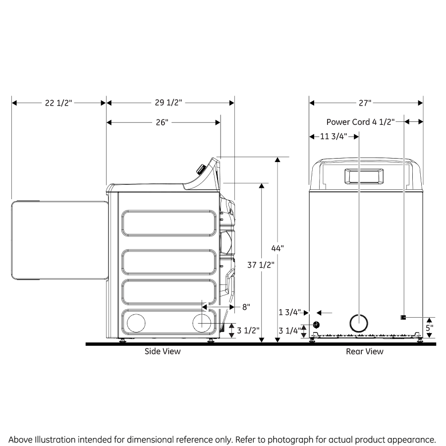 GE GTX52GASPWB