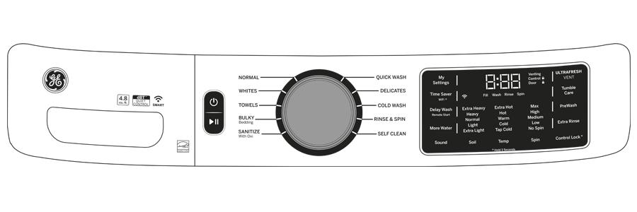 GE GFW550SSNWW